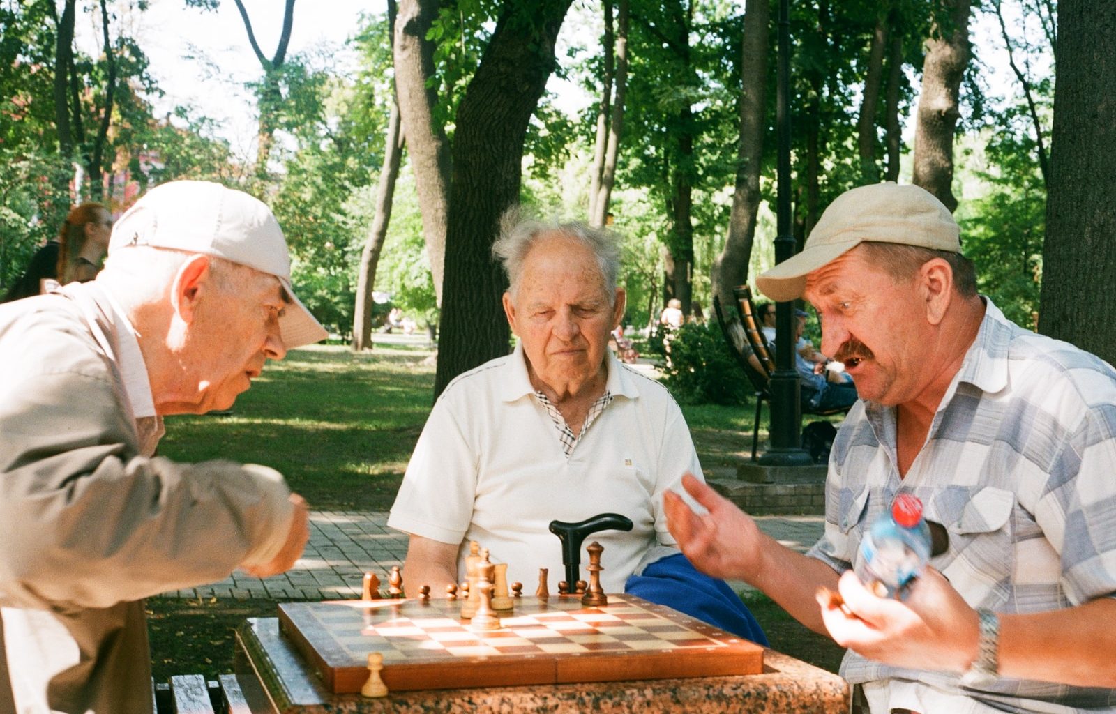 men playing chess