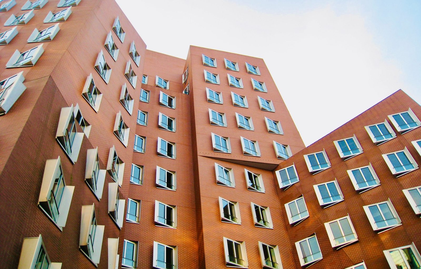 brown apartment building